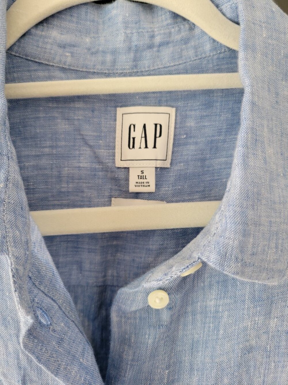 Set of 2 Gap 100% Linen Oversized Boyfriend Fit Shirts - Picture 8 of 13